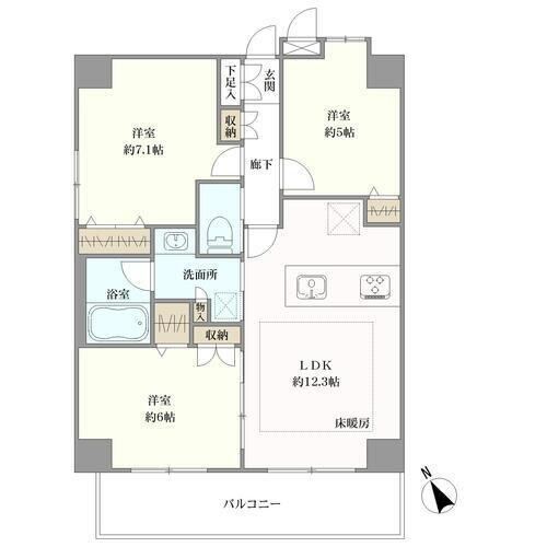 3LDK apartment in Tachikawa, Tokyo - Photo 1