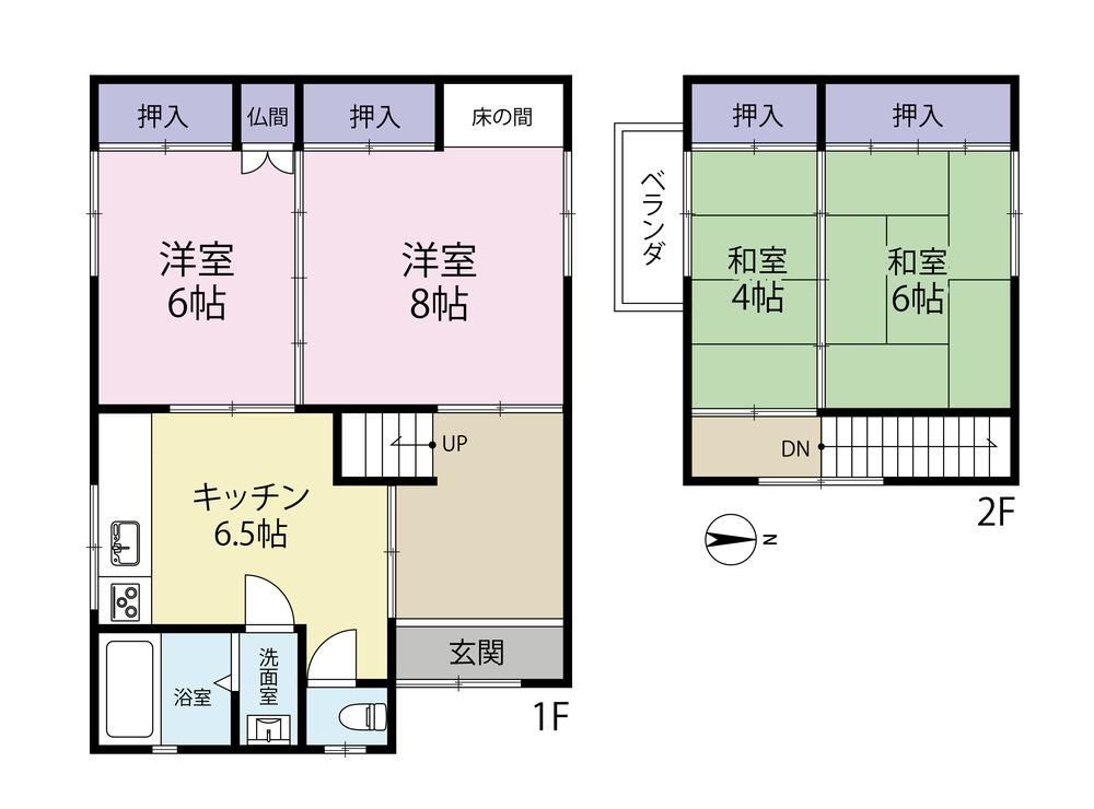3DK+S house in Fukui, Fukui - Photo 1