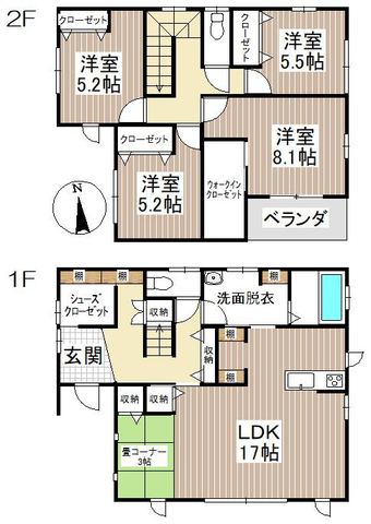 4LDK+S house in Imabari