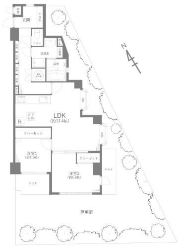 2LDK apartment in Soka, Saitama - Photo 1
