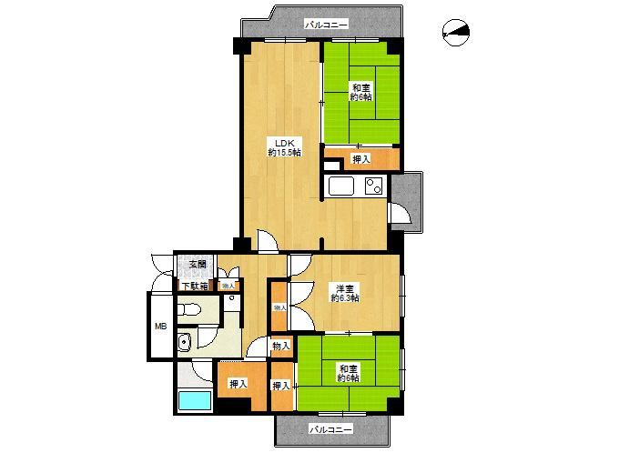 3LDK apartment in Chuo Ward, Niigata - Photo 1