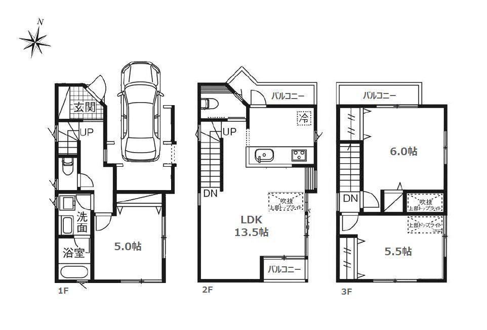 3LDK house in Itabashi Ward, Tokyo - Photo 1