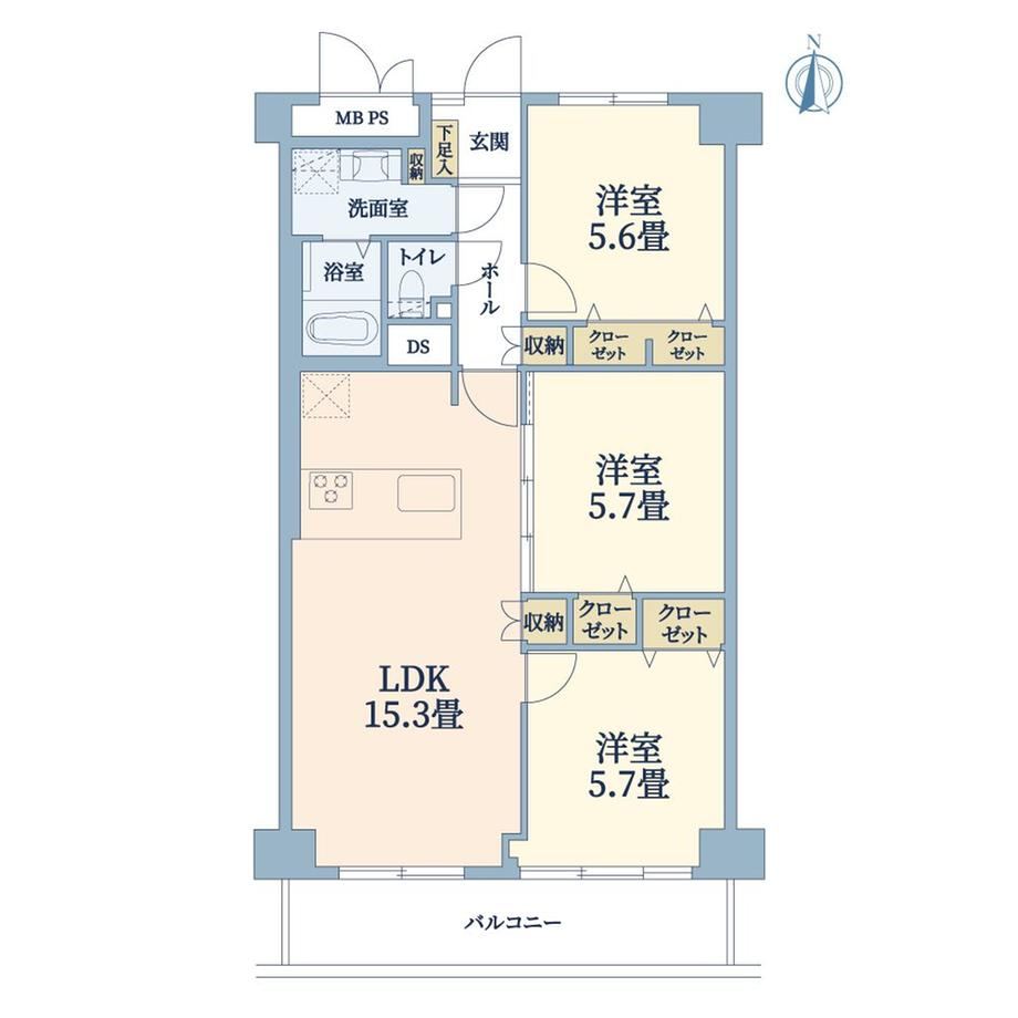 3LDK apartment in Mino, Osaka - Photo 1