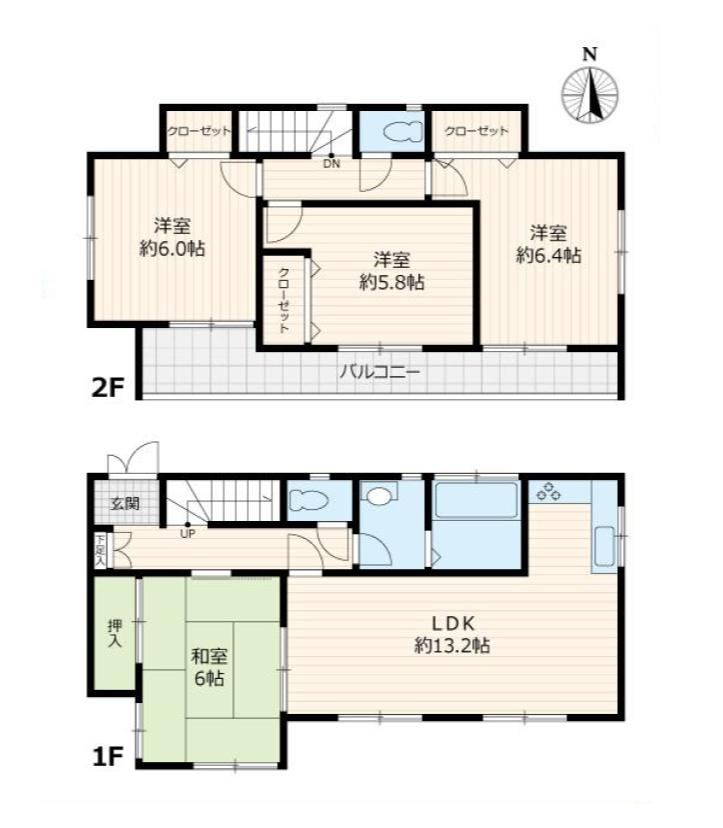 4LDK house in Fujimi, Saitama - Photo 1
