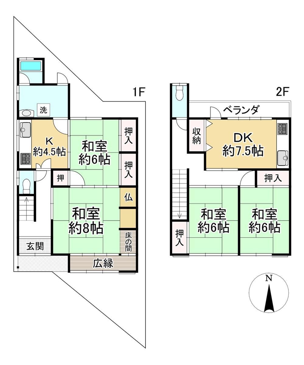 4DK house in Kita Ward, Kyoto - Photo 1