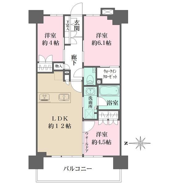 3LDK apartment in Kawaguchi, Saitama - Photo 1