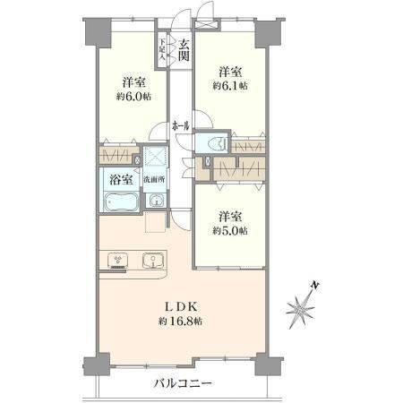 3LDK apartment in Kawagoe, Saitama - Photo 1