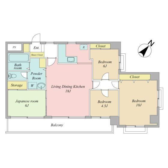 4LDK apartment in Meguro Ward, Tokyo - Photo 1