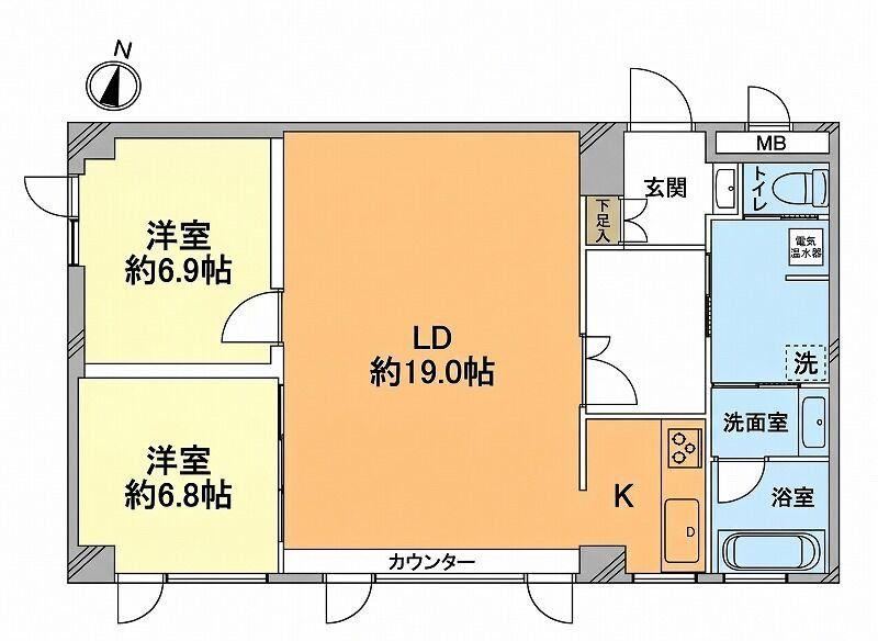 2LDK apartment in Chuo Ward, Sapporo, Hokkaido - Photo 1
