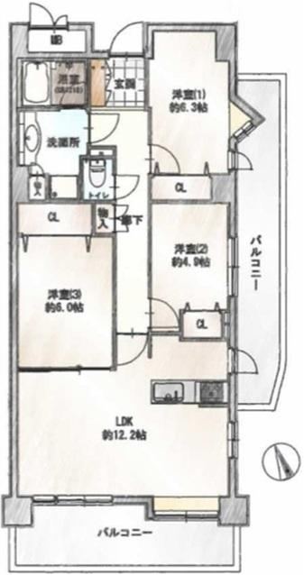 3LDK apartment in Omiya Ward, Saitama - Photo 1