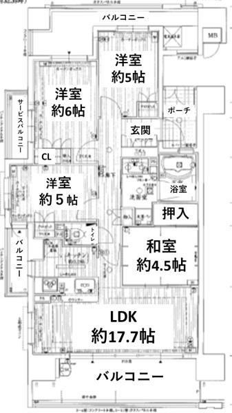 3LDK apartment in Kashiwara, Osaka - Photo 1