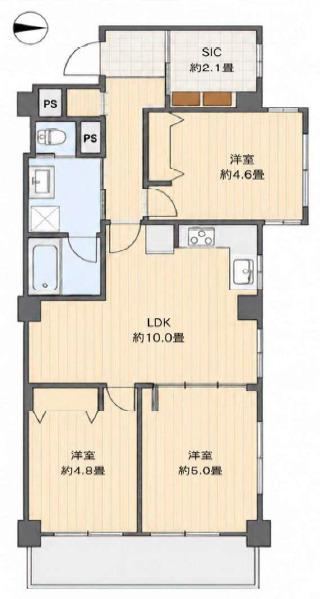3LDK apartment in Suginami Ward, Tokyo - Photo 1