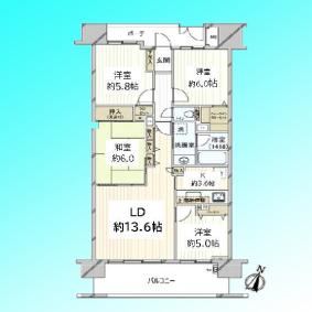 4LDK apartment in Omiya Ward, Saitama - Photo 1