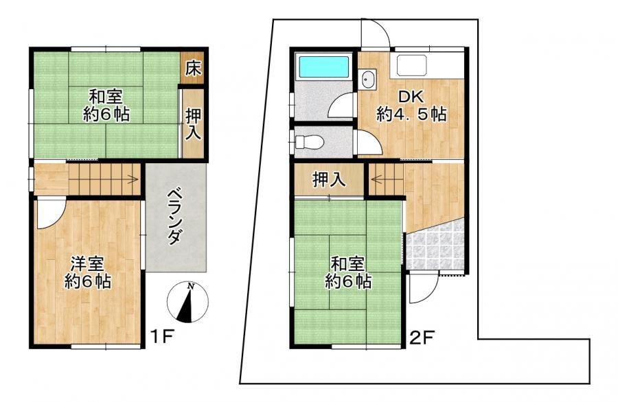 3DK house in Hirakata, Osaka - Photo 1