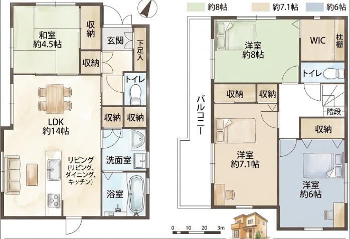 4LDK house in Kawaguchi, Saitama - Photo 1