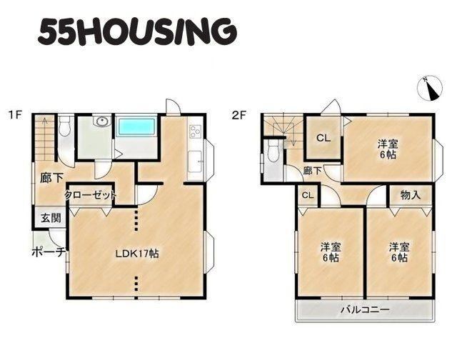 3LDK house in Kasukabe, Saitama - Photo 1
