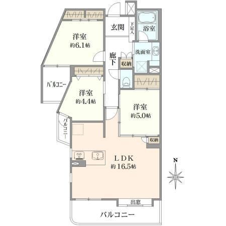 3LDK apartment in Miyamae Ward, Kawasaki, Kanagawa - Photo 1