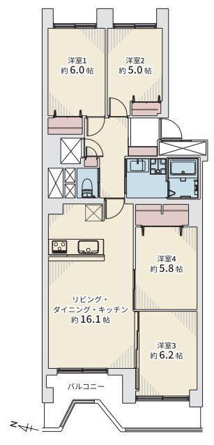 4LDK apartment in Chuo Ward, Sapporo, Hokkaido - Photo 1