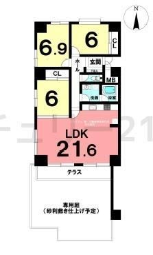 3LDK apartment in Tempaku Ward, Nagoya, Aichi - Photo 1