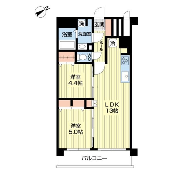 2LDK apartment in Matsudo, Chiba - Photo 1