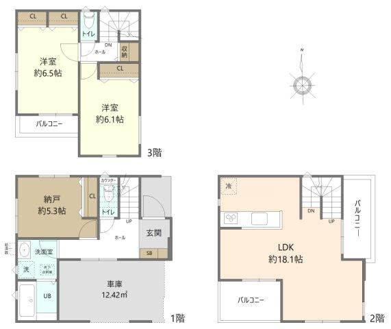 2LDK+S house in Mizuho Ward, Nagoya, Aichi - Photo 1