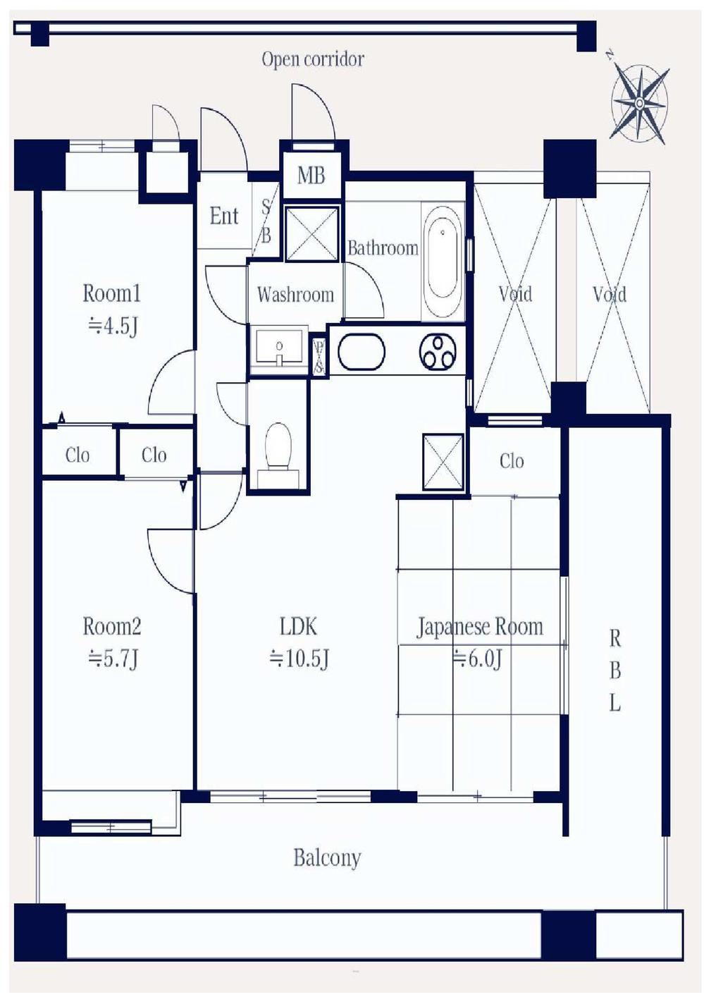 3LDK apartment in Tsurumi Ward, Yokohama, Kanagawa - Photo 1