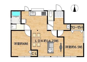 2LDK house in Toki