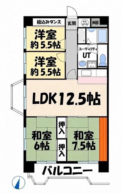 4LDK apartment in Chuo Ward, Sapporo, Hokkaido - Photo 1
