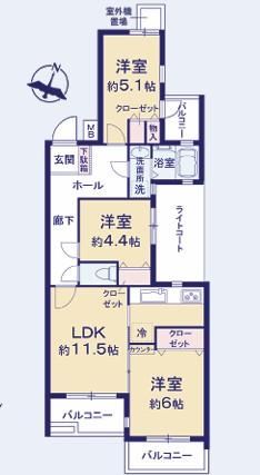 3LDK apartment in Totsuka Ward, Yokohama, Kanagawa - Photo 1