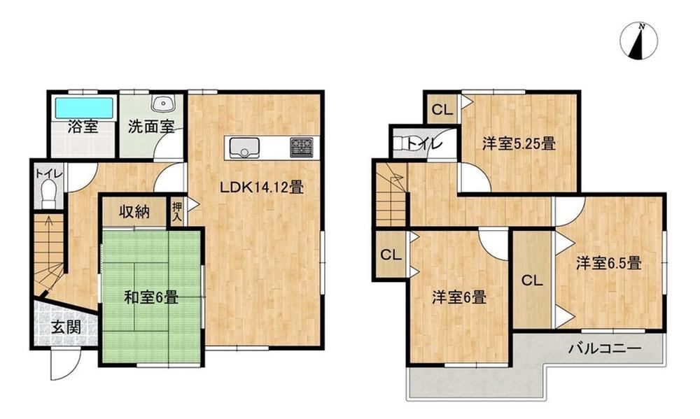 4LDK house in Hasuda, Saitama - Photo 1
