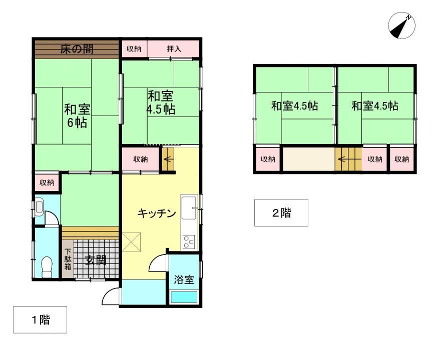 4DK house in Takamatsu, Kagawa - Photo 1