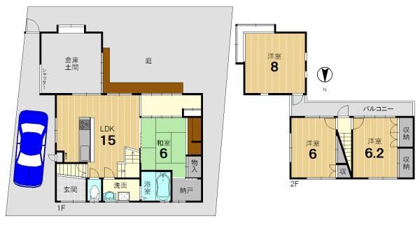 4LDK house in Ukyo Ward, Kyoto - Photo 1