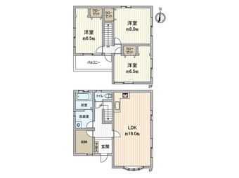 3LDK house in Minami Ward