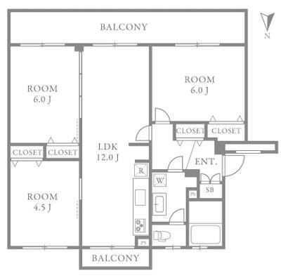 3LDK apartment in Konan Ward, Yokohama, Kanagawa - Photo 1