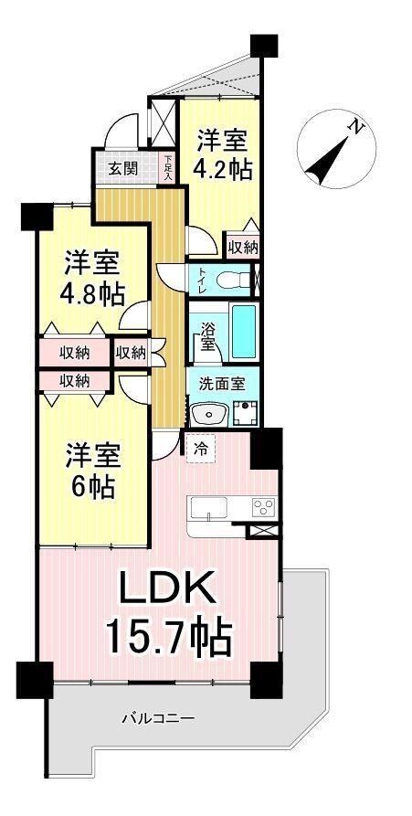 3LDK apartment in Taihaku Ward, Sendai, Miyagi - Photo 1