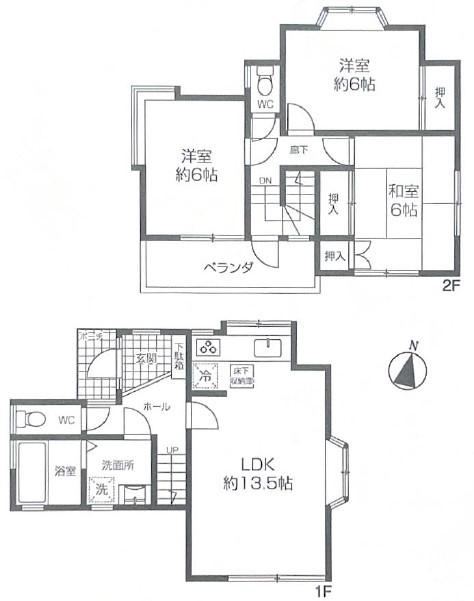 3LDK house in Higashimurayama, Tokyo - Photo 1