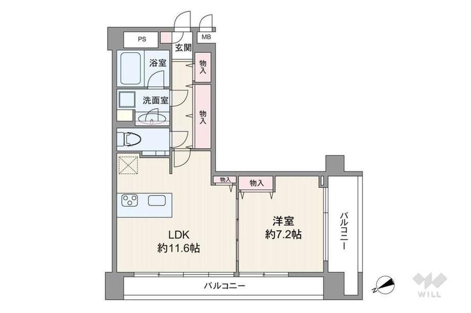 1LDK apartment in Shinjuku Ward, Tokyo - Photo 1