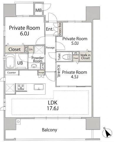 3LDK apartment in Minami Ward, Fukuoka - Photo 1