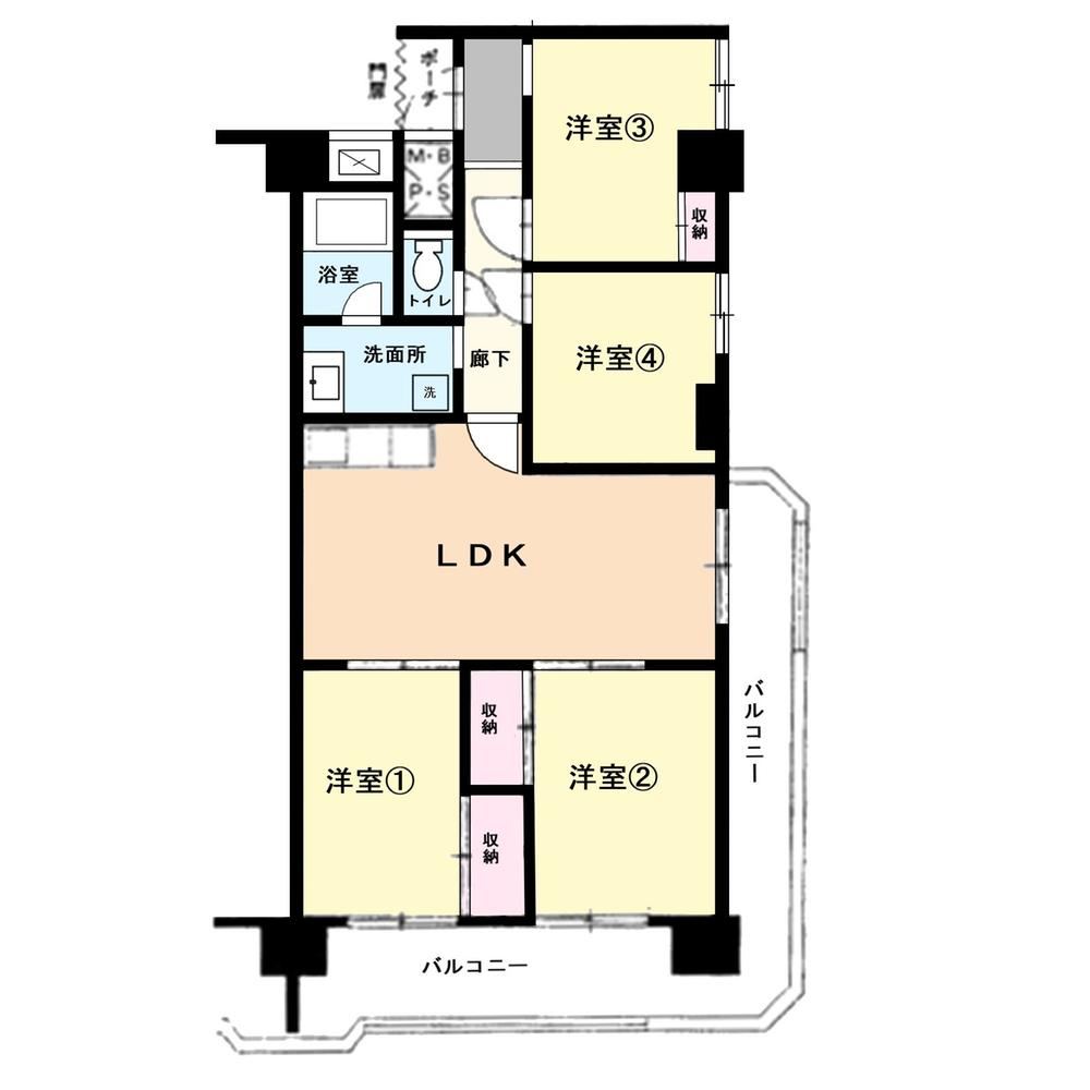 4LDK apartment in Tempaku Ward, Nagoya, Aichi - Photo 1