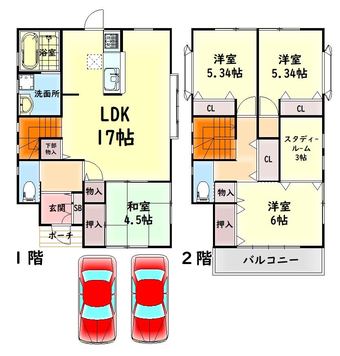 4LDK+S house in Hannan