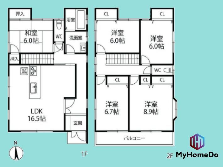 5LDK house in Kasugai, Aichi - Photo 1