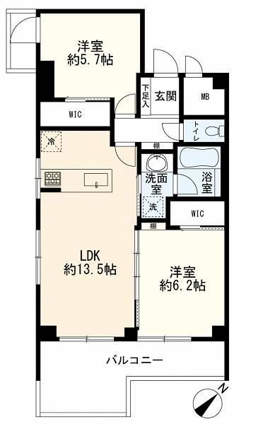 2LDK apartment in Chuo Ward, Tokyo - Photo 1
