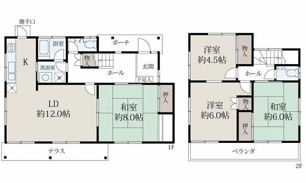 4LDK house in Hatsukaichi, Hiroshima - Photo 1