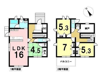 4LDK+S house in Nishio