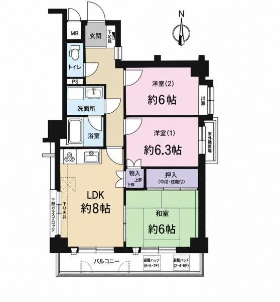 3LDK apartment in Nishinari Ward, Osaka - Photo 1