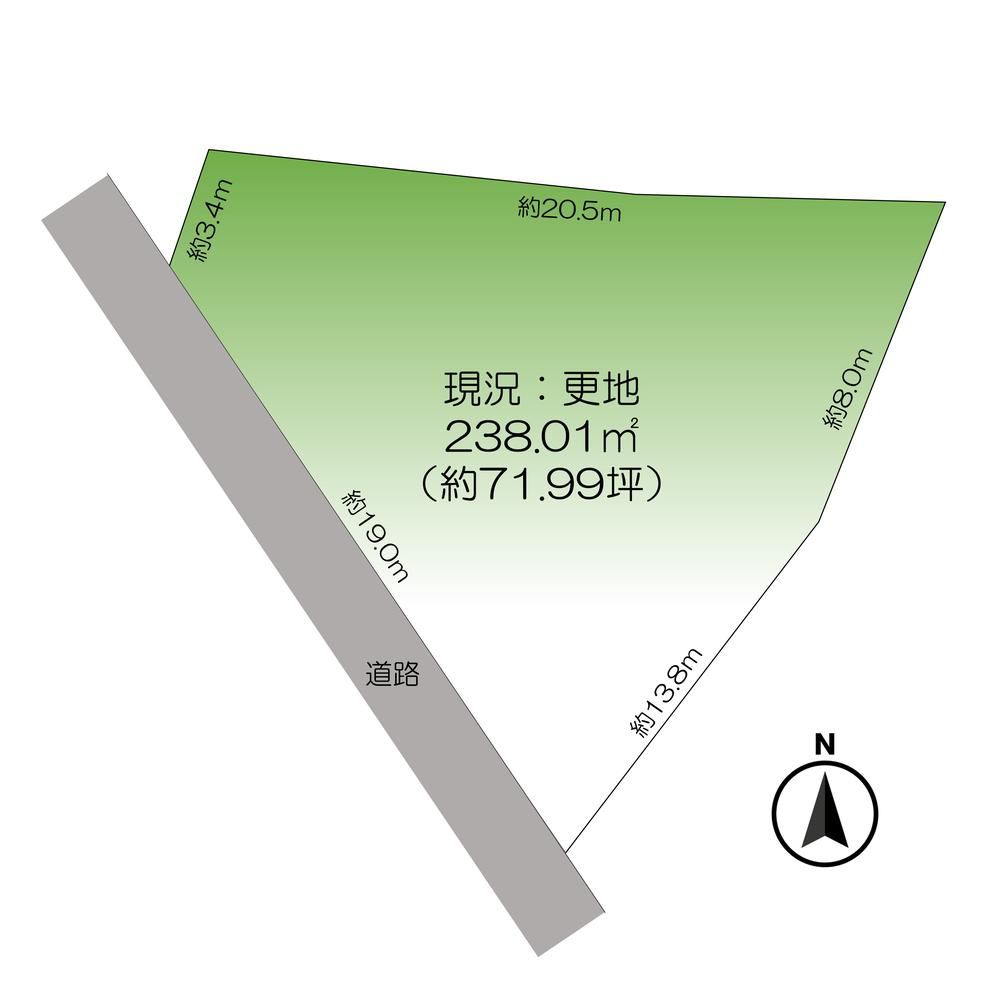 238 m² land in Kakamigahara, Gifu - Photo 1