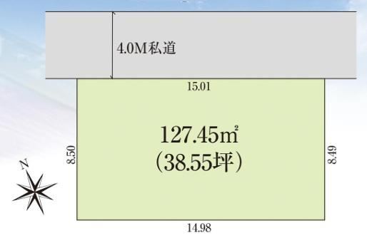 127 m² land in Kawagoe, Saitama - Photo 1
