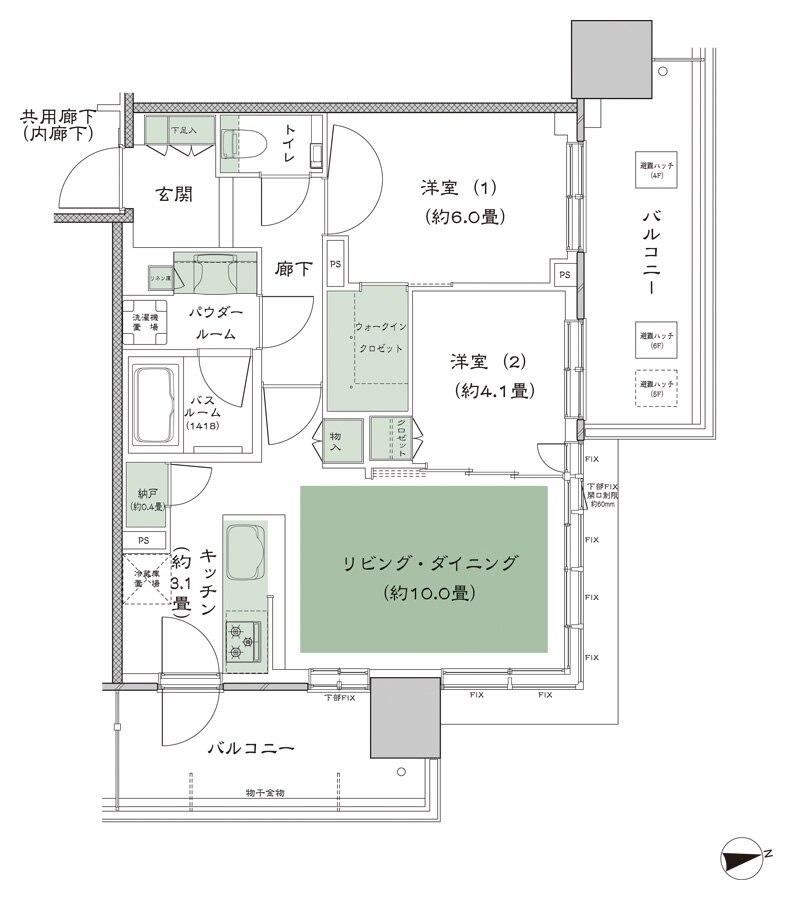 2LDK apartment in Koto Ward, Tokyo - Photo 1