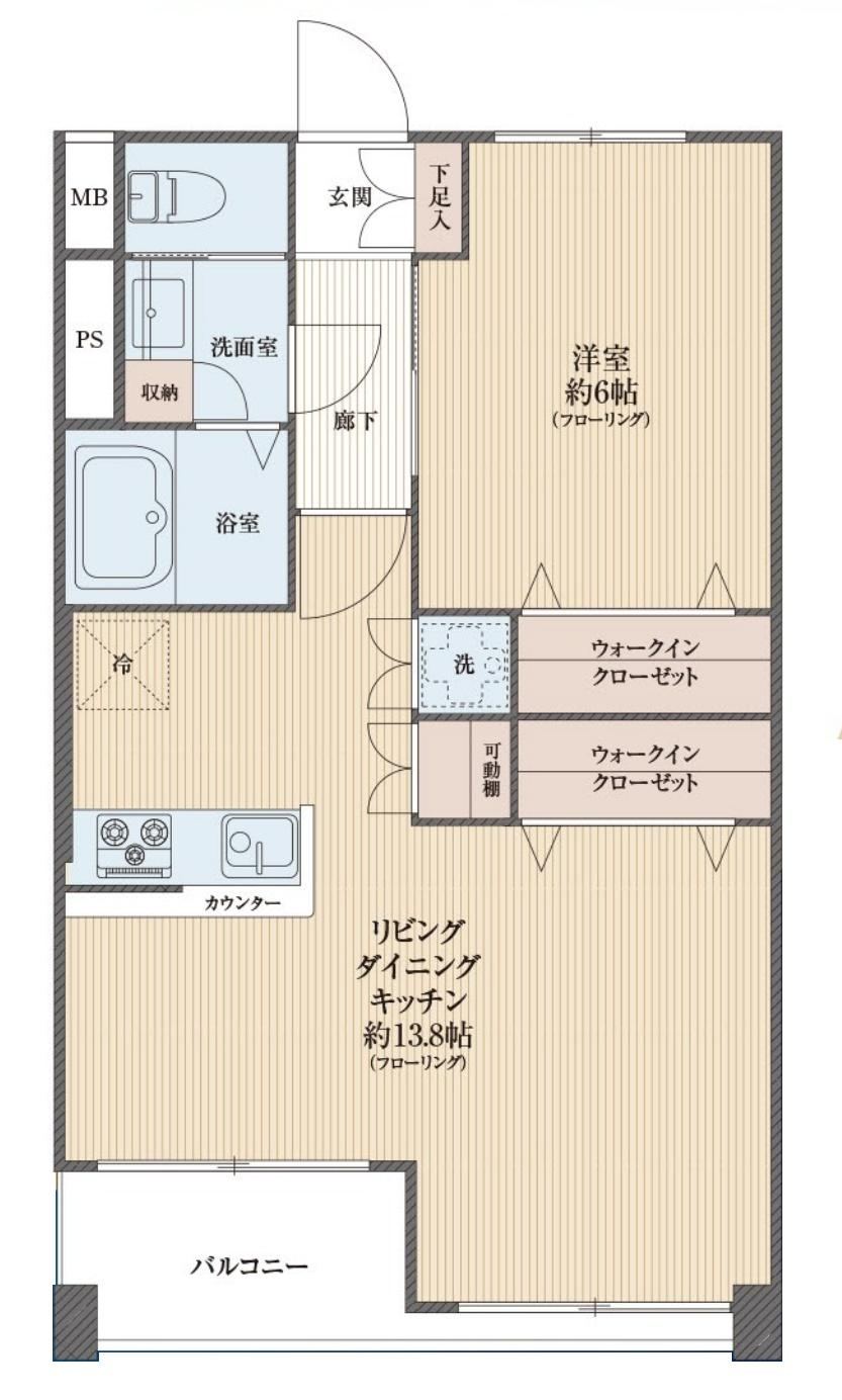 1LDK apartment in Itabashi Ward, Tokyo - Photo 1