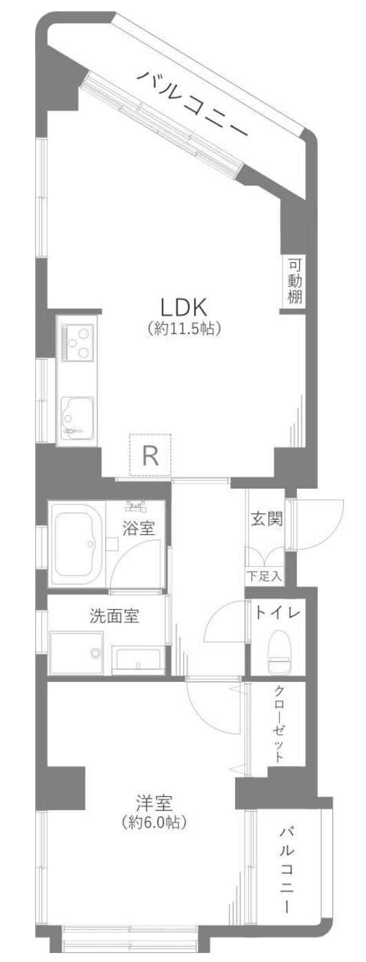 1LDK apartment in Koto Ward, Tokyo - Photo 1
